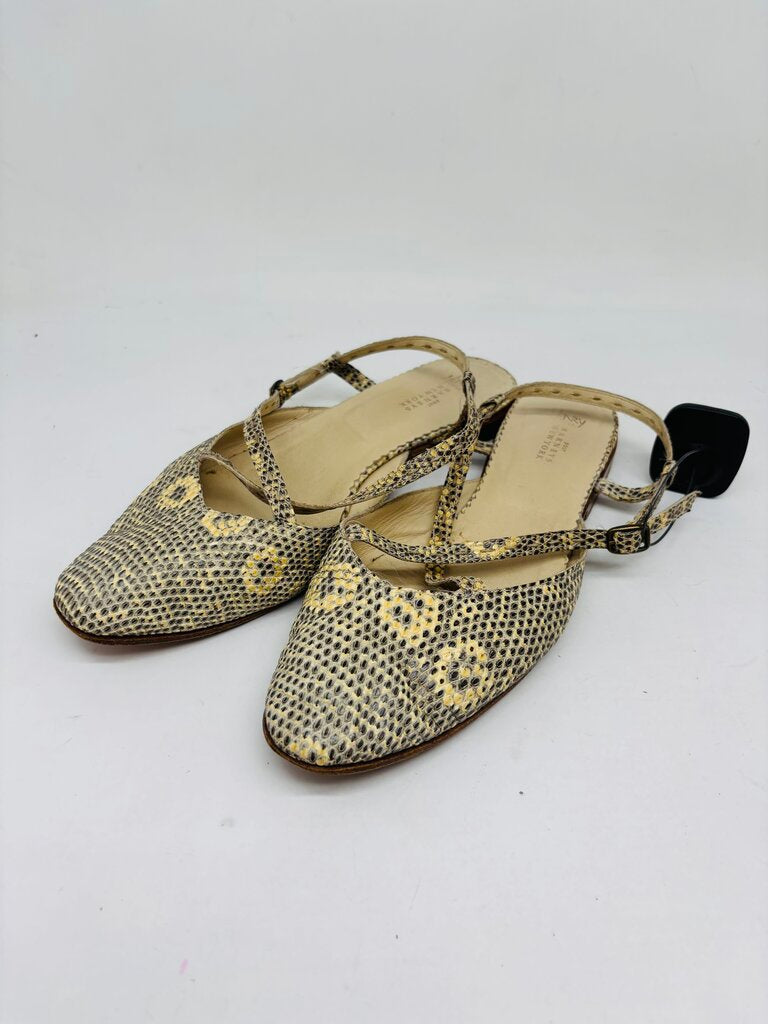 Henry Cuir Flats Beige 8