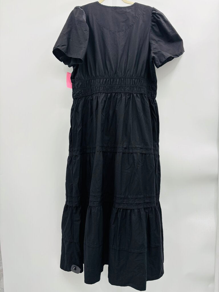 Anthropologie Maxi Dress Black XL