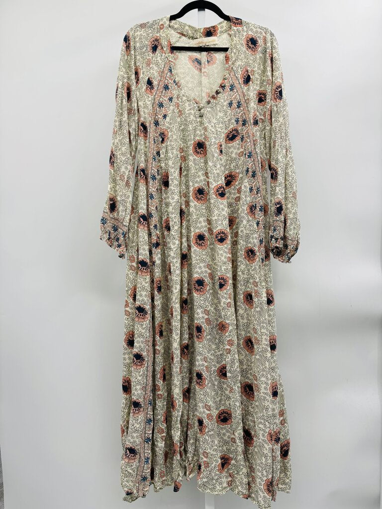 Natalie Martin Maxi Dress Beige M