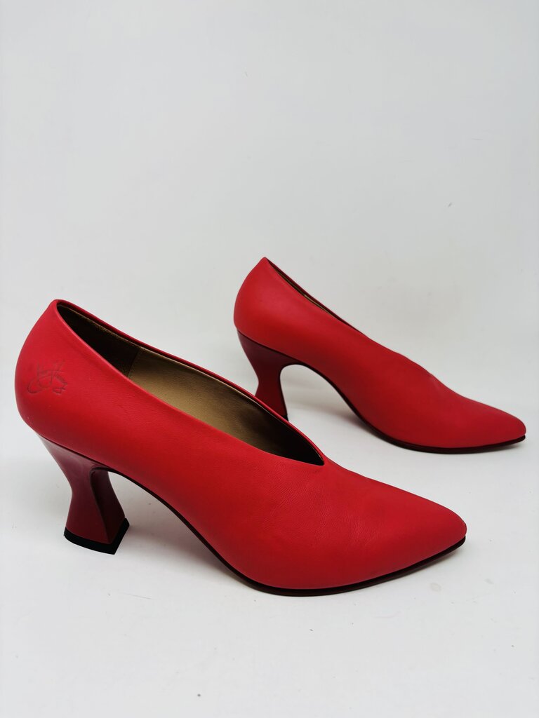 John Fluevog Heels Red 9