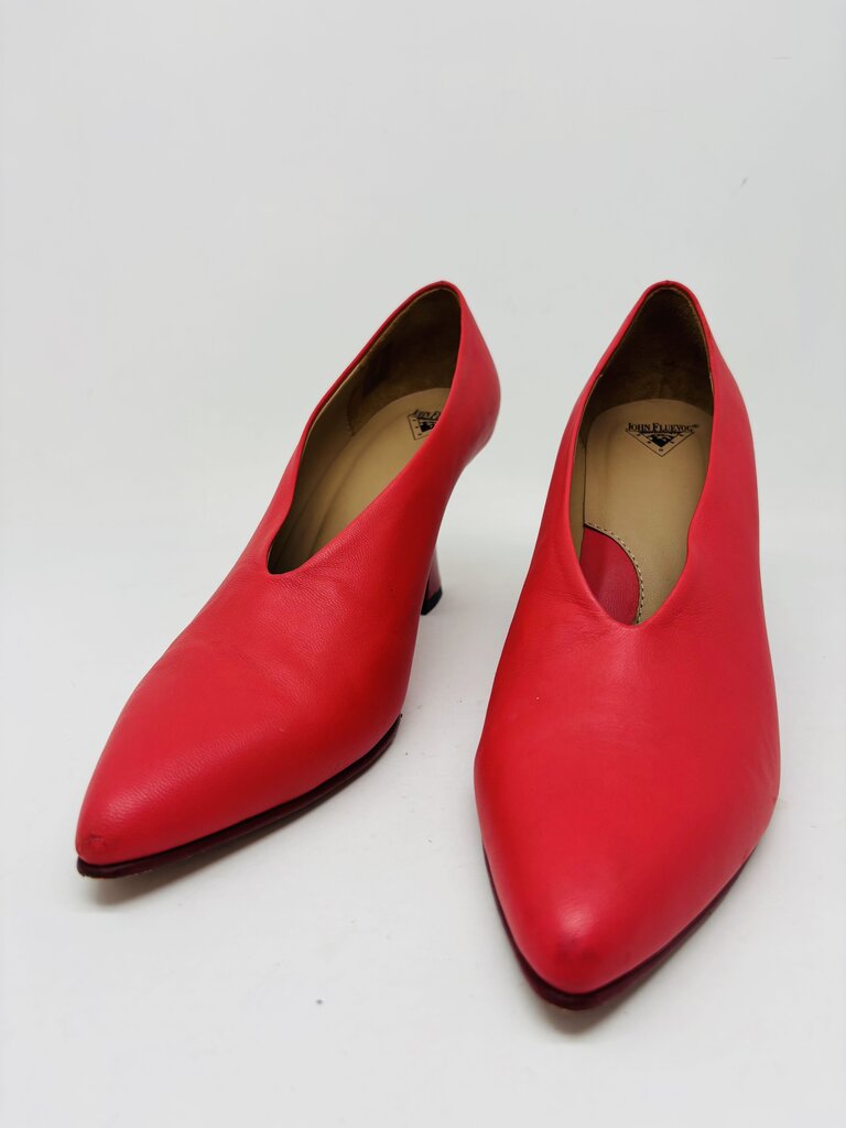 John Fluevog Heels Red 9