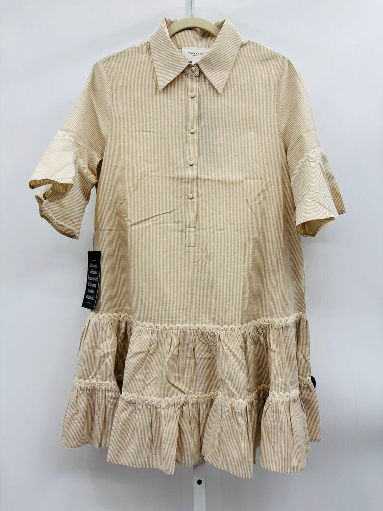 Pomander Place Dress Tan M