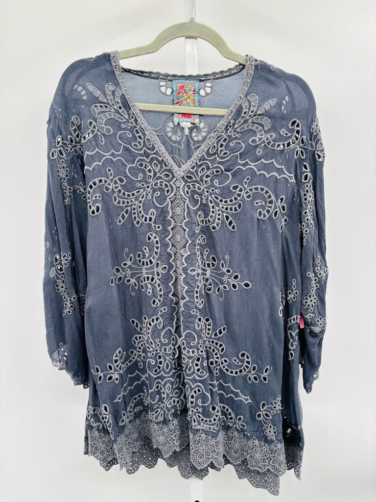 Johnny Was Tunic Grey L