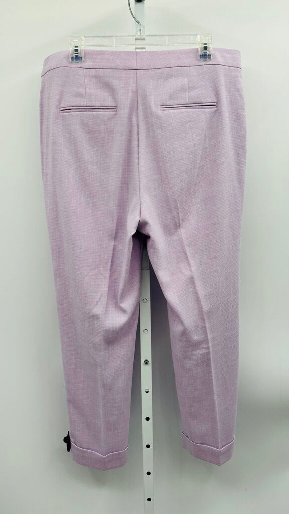 Ann Taylor Pants Straight Purple 14