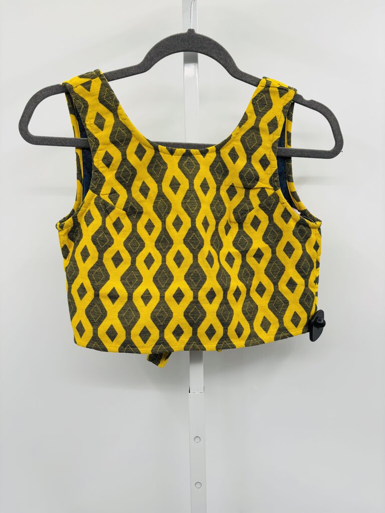 Rujuta Sheth Crop Top Yellow XS