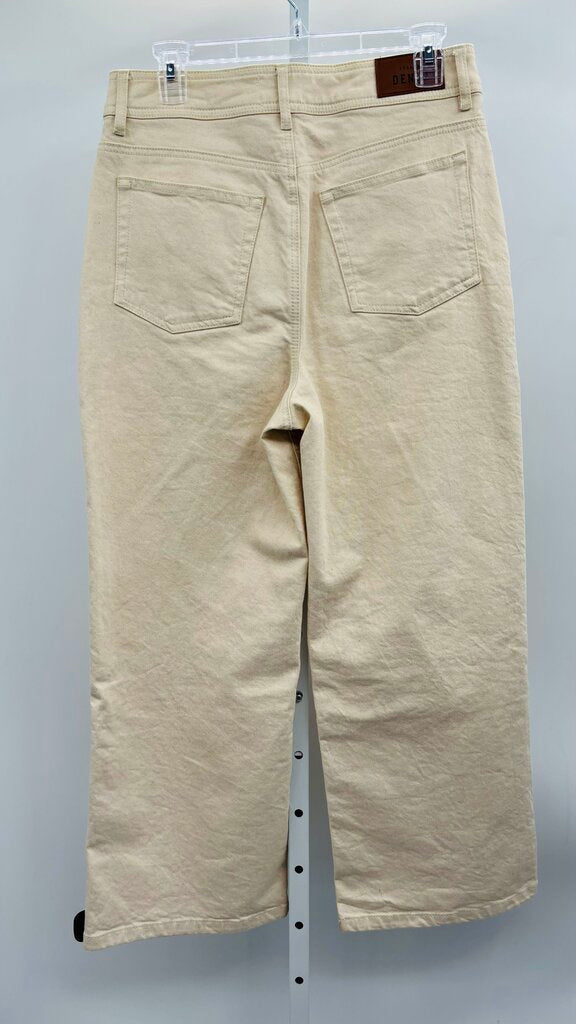 Sezane Jeans Wide Leg Beige M