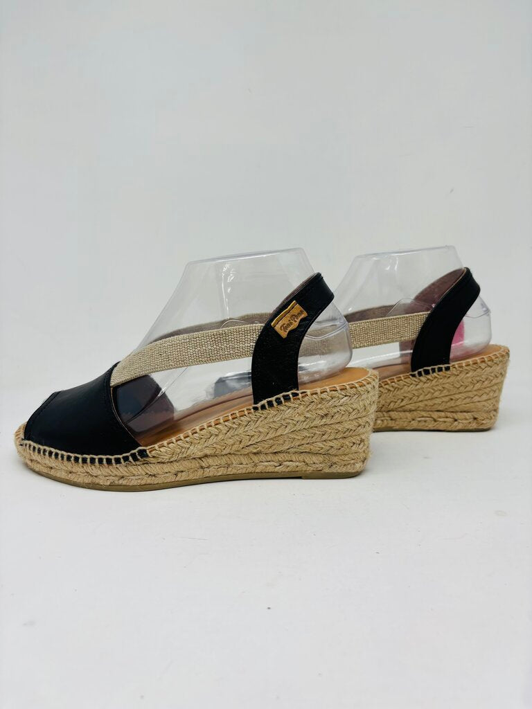 Toni Pons Origens Wedge Black 6.5