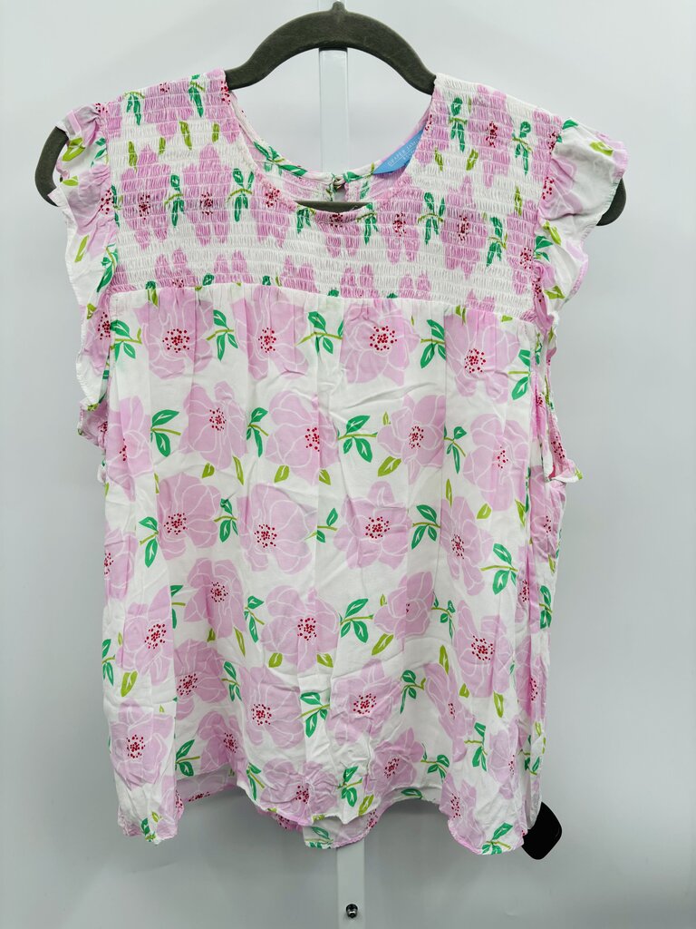 Draper James RSVP Top Pink XL
