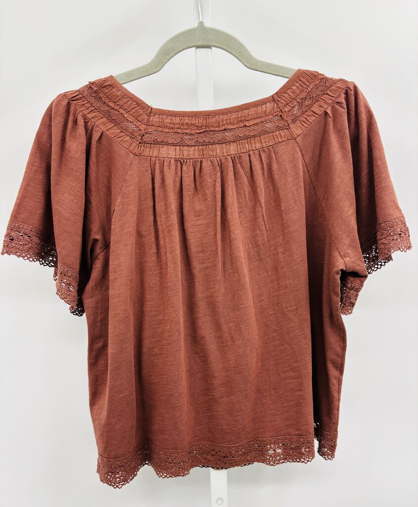 Anthropologie Top Brown XS