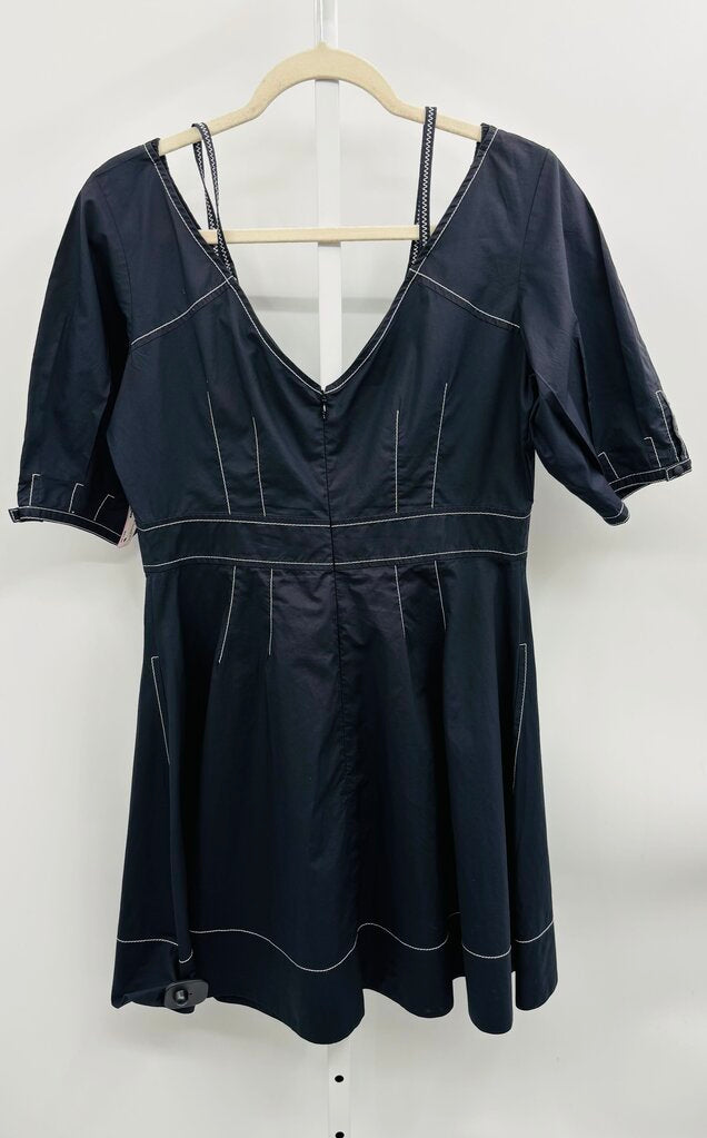Derek Lam 10 Crosby Dress Navy 12