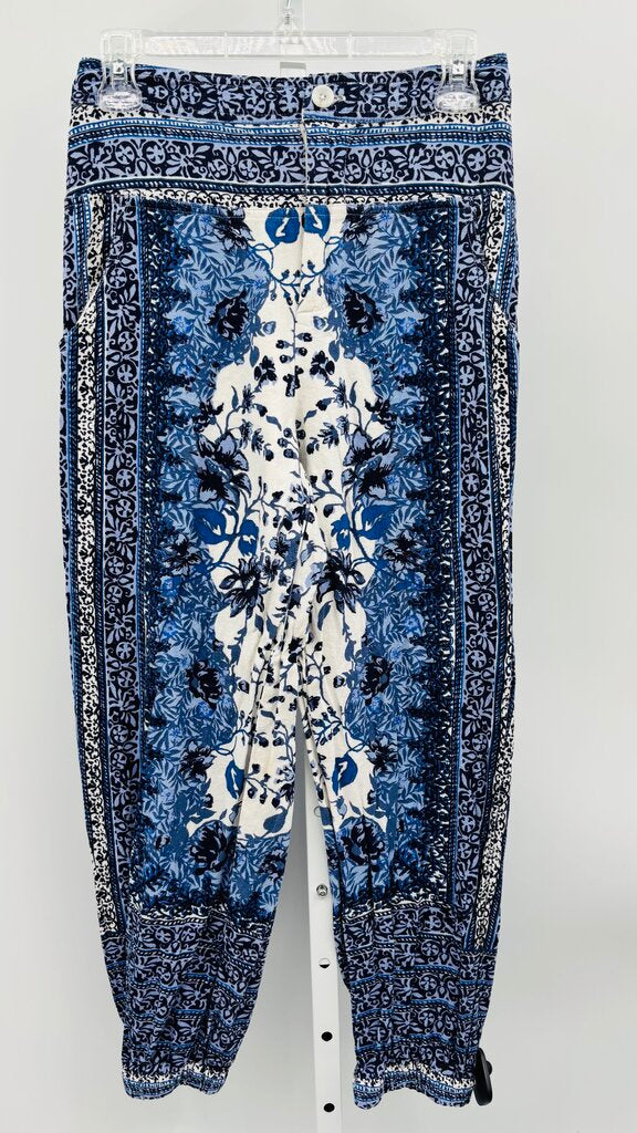 Anthropologie Cropped Pants Blue 0