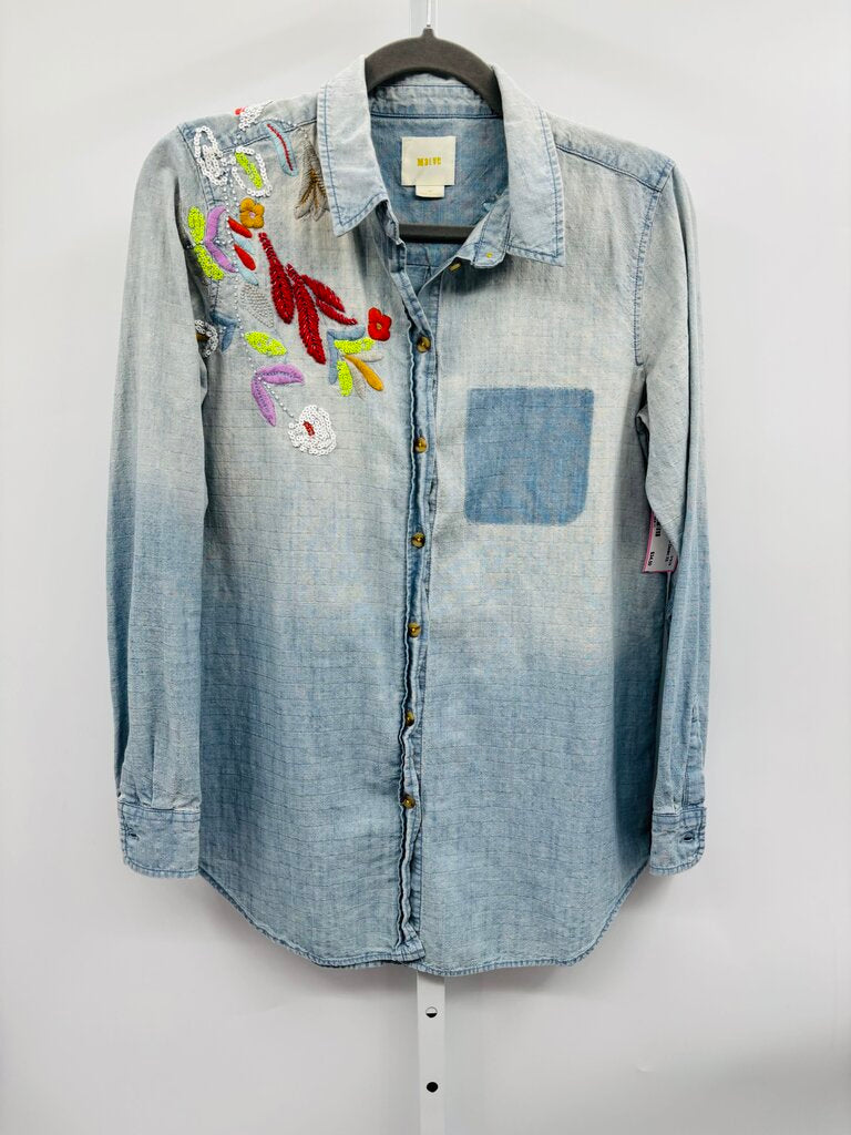 Maeve Shirt Denim XS