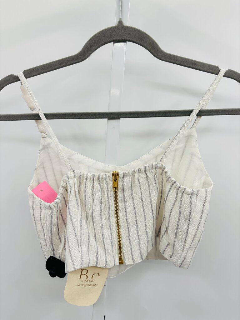 Be Sunset Top White S
