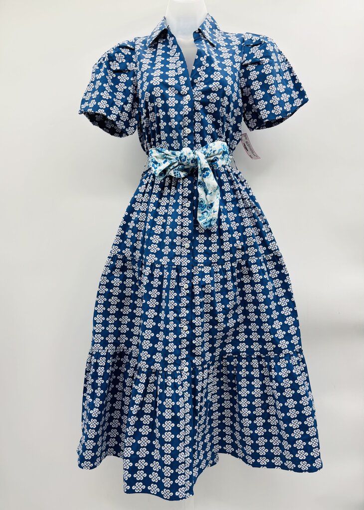 Dizzy Lizzie Maxi Dress Navy S