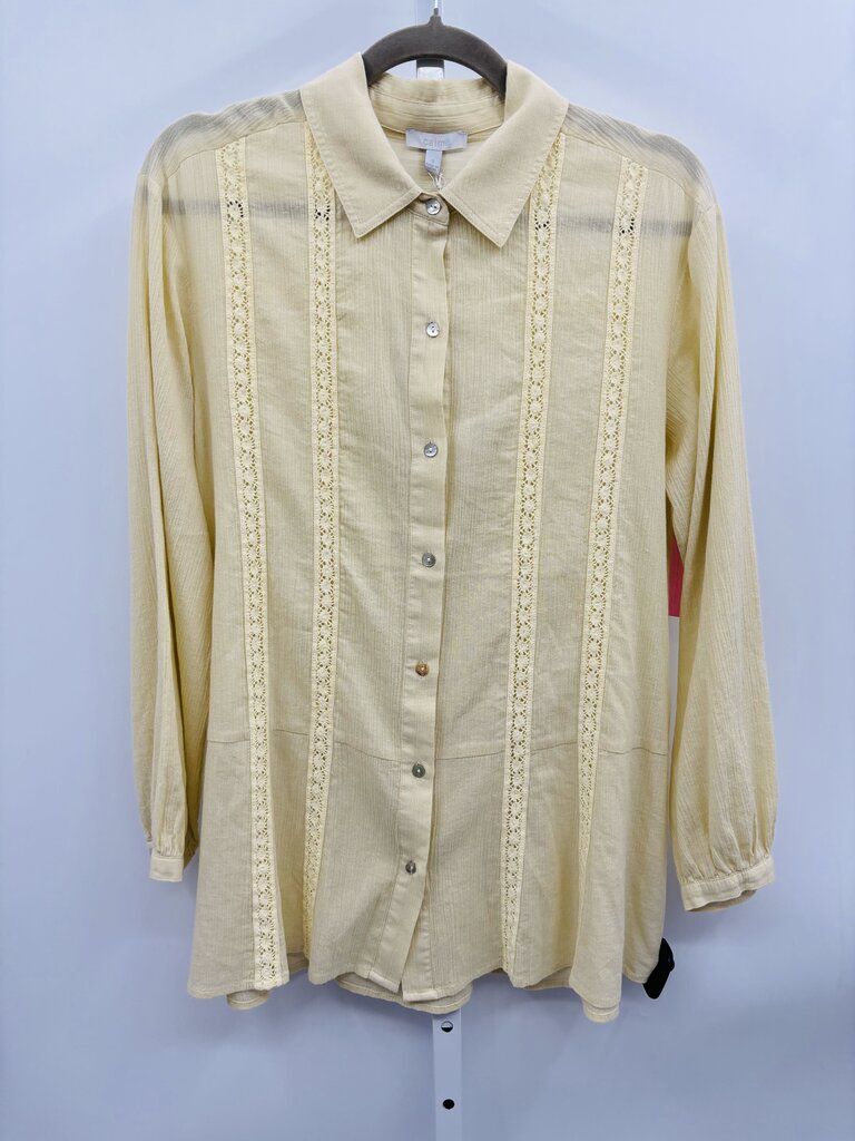 Calme Blouse Yellow S