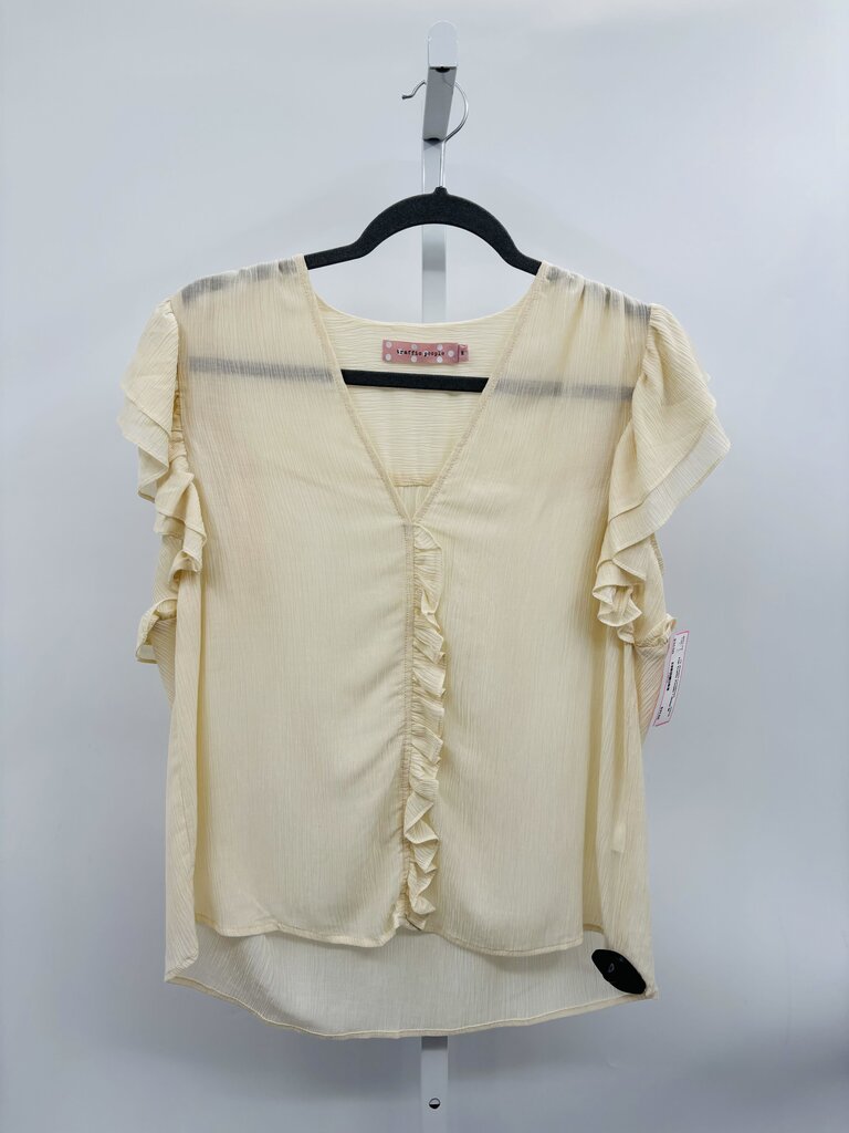 Traffic People Top Beige M