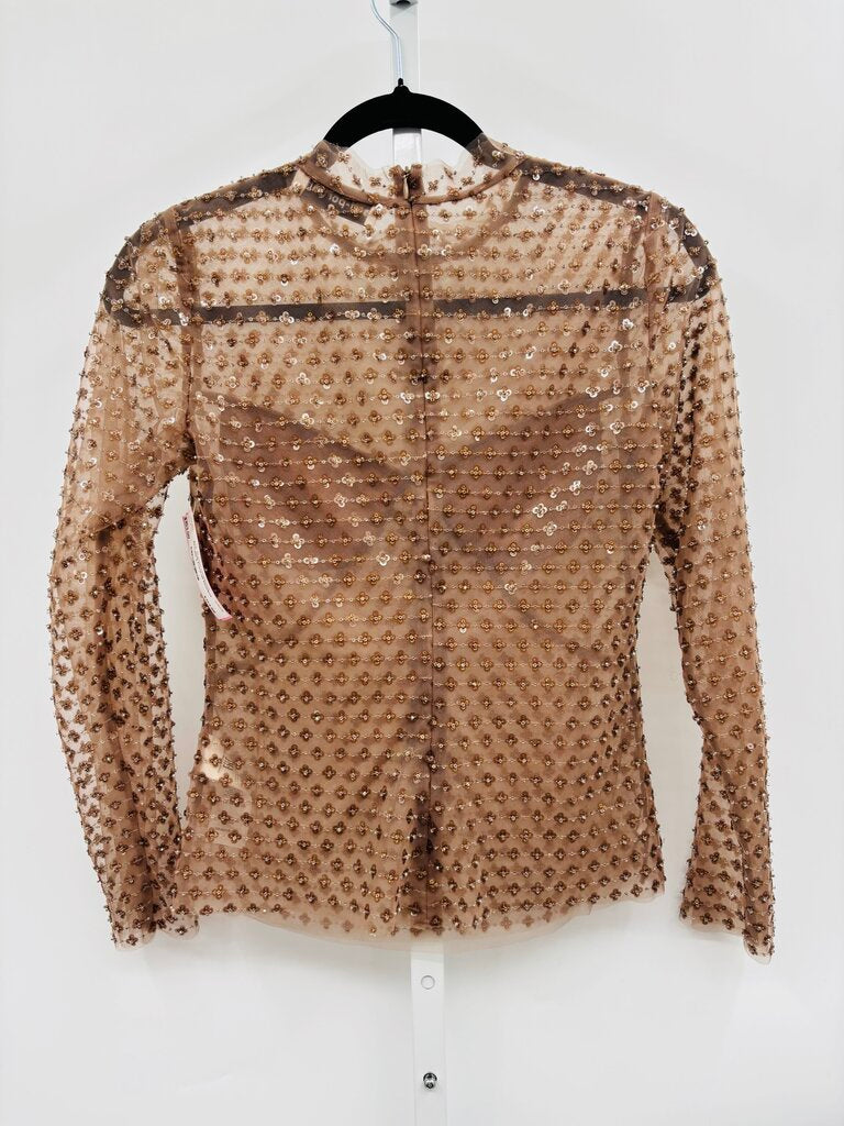 Self-Portrait Top Brown 2