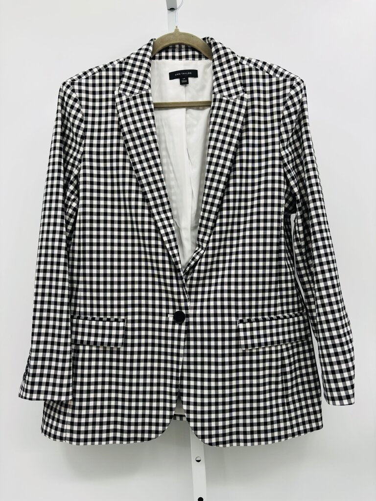 Ann Taylor Blazer White 14