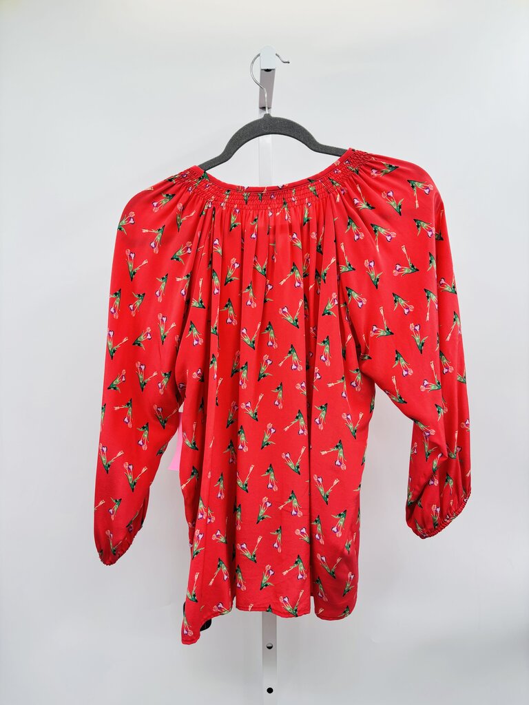 Tucker Blouse Red S