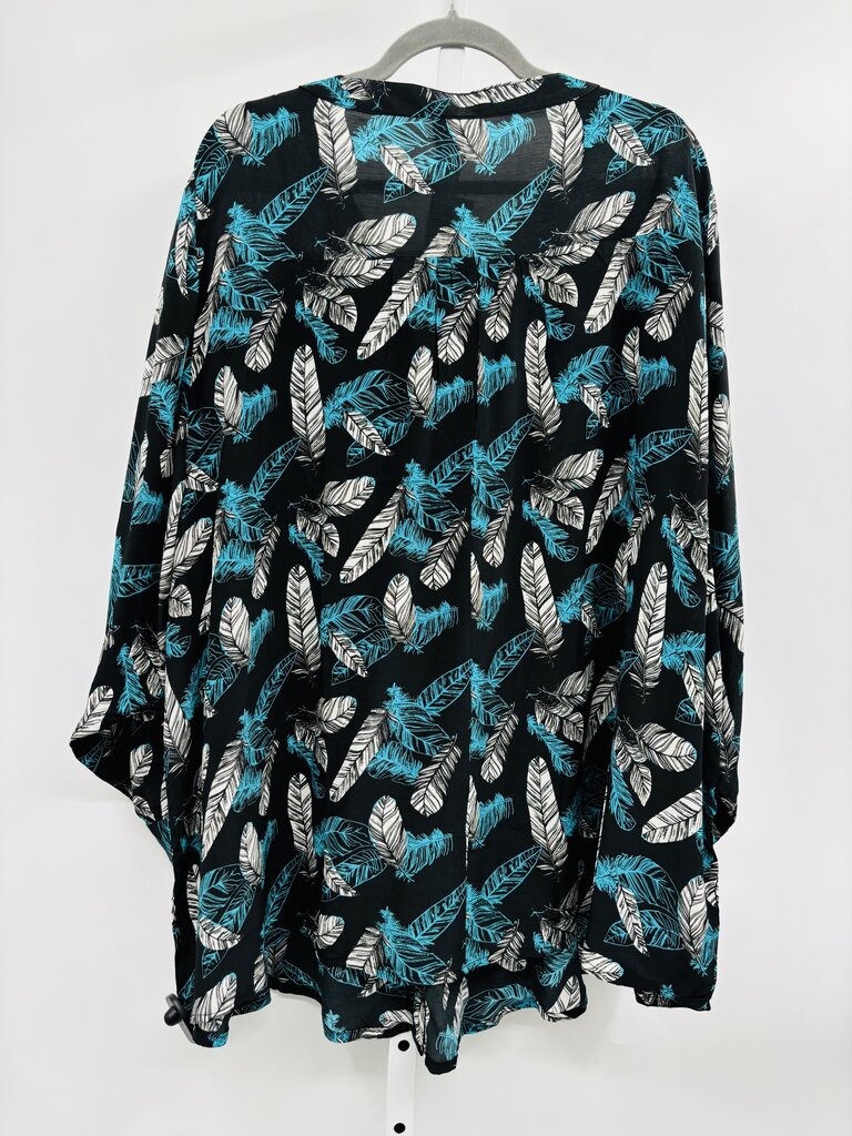 Tolani Blouse Plus Black 3X