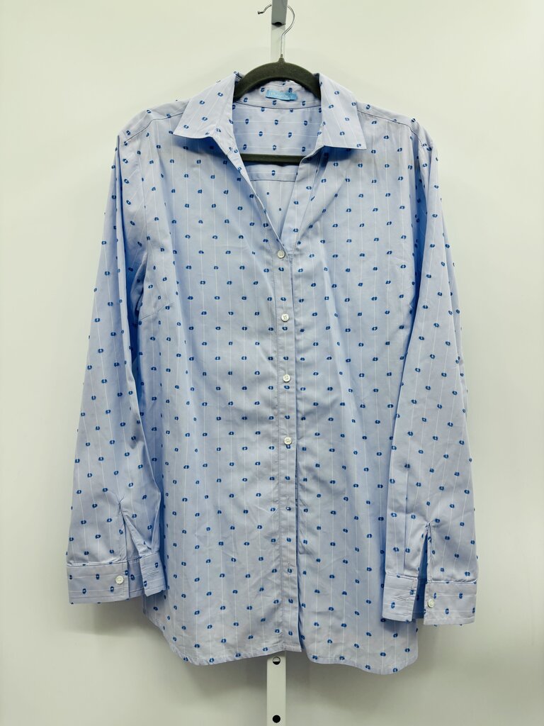 J. McLaughlin Shirt Blue XL