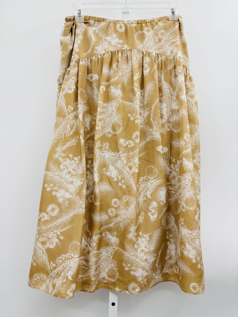 Vince Skirt Midi Tan M