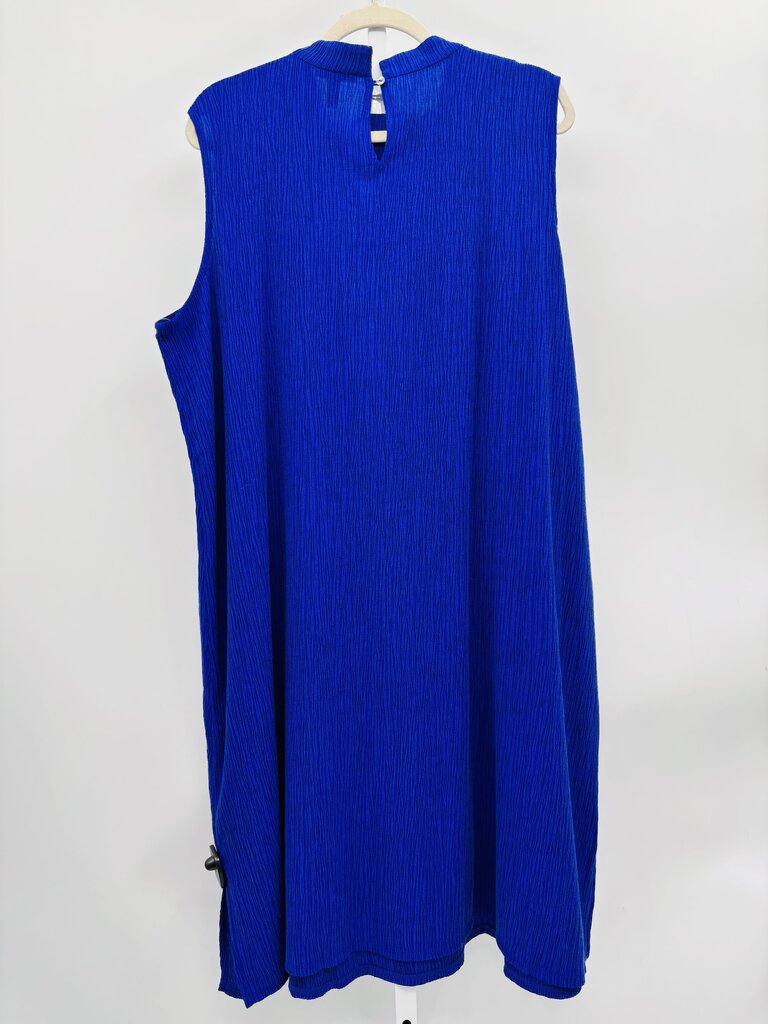 Eileen Fisher Dress Plus Navy 1X