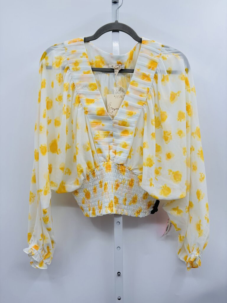 Mystree Blouse Yellow S