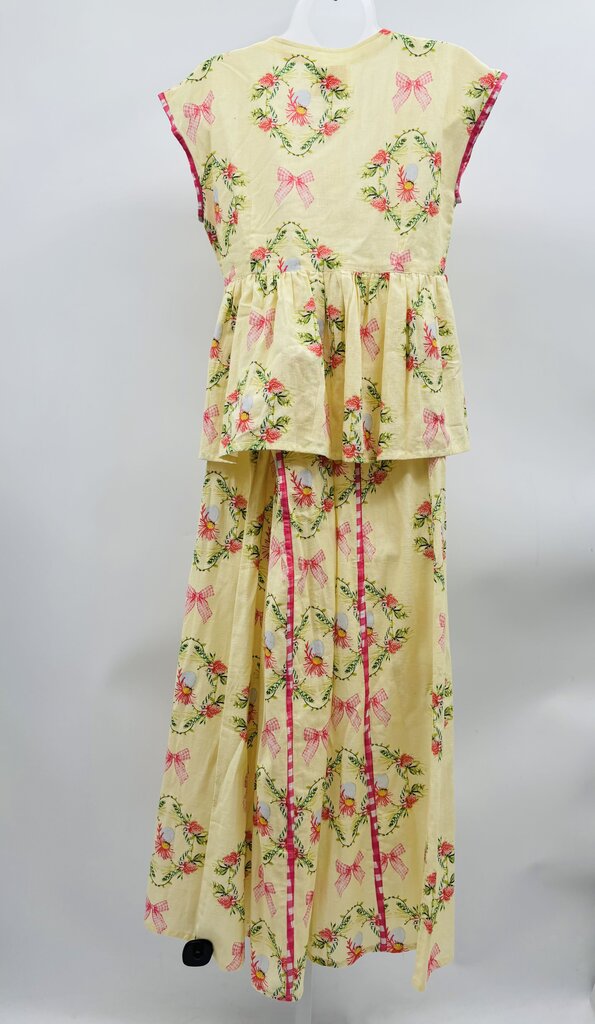 Be Sunset Skirt Set Yellow S