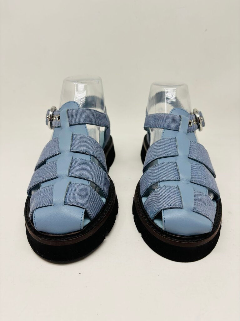 Anthropologie Sandals Denim 6.5
