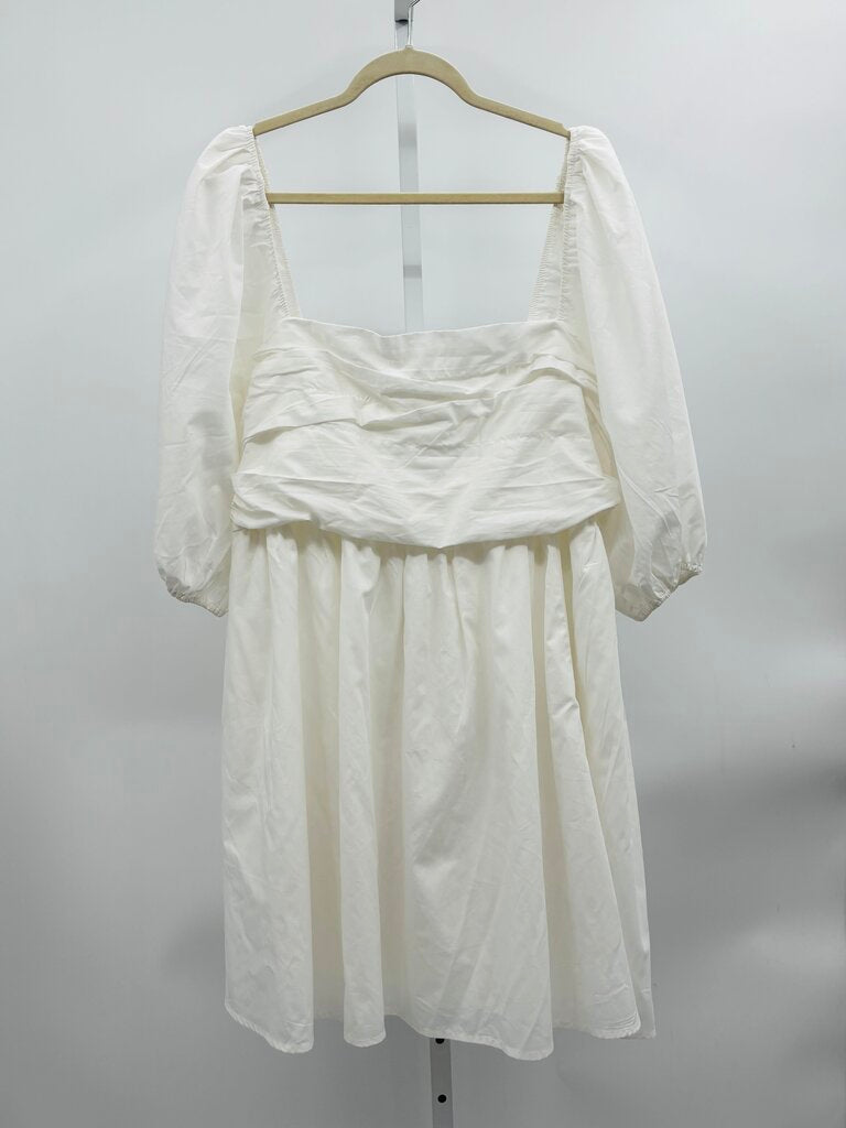 Abercrombie & Fitch Dress White XL
