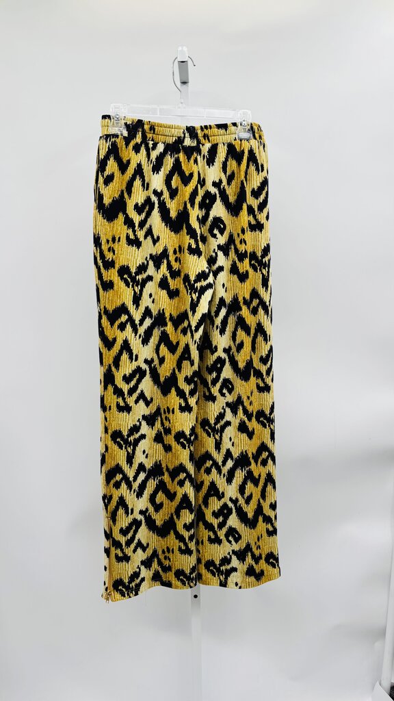 Care Tucker Pants Wide Leg Yellow L