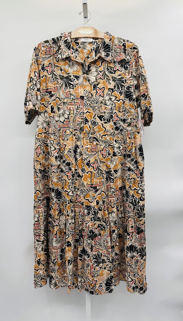 Maye Maxi Dress Plus Orange 3X
