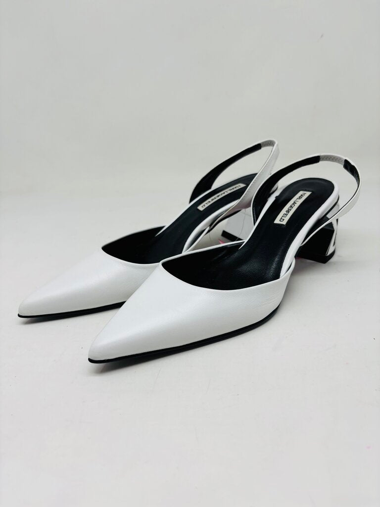 Karl Lagerfeld Heels White 6.5