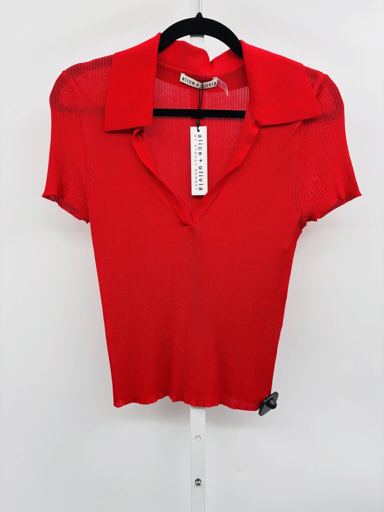 Alice + Olivia Top Red M