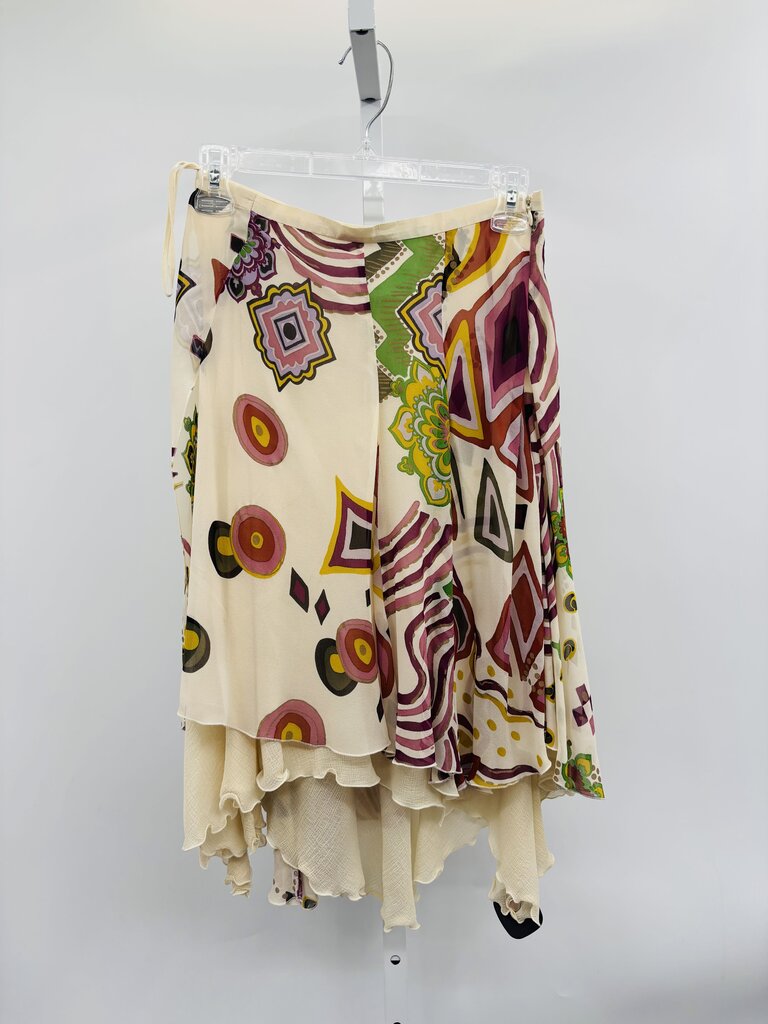 Etro Skirt Cream Multi 38