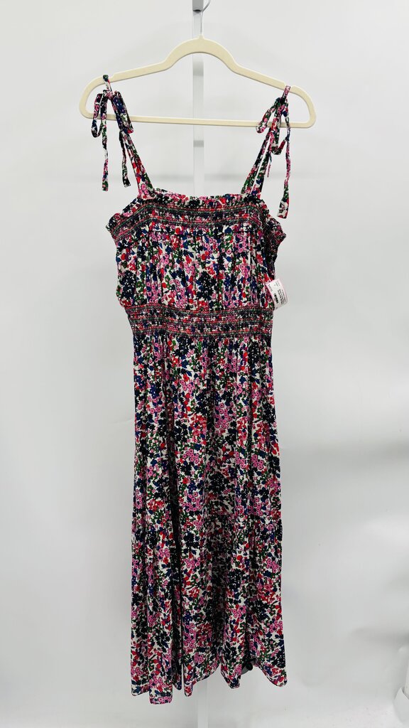 J. Crew Dress Pink/ Blue Multi S