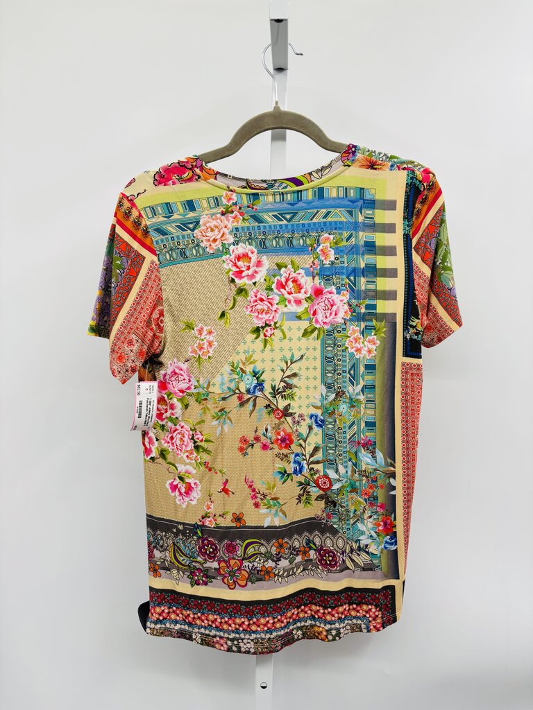 Johnny Was T-Shirt Yellow Multi S