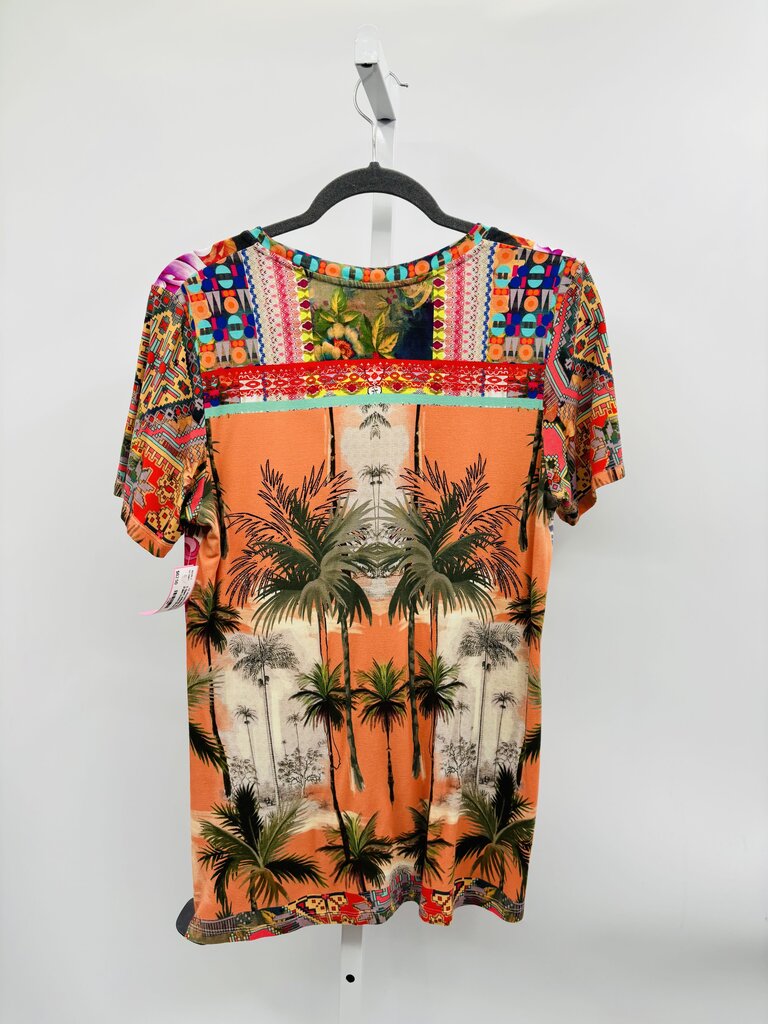 Johnny Was T-Shirt Green Multi S