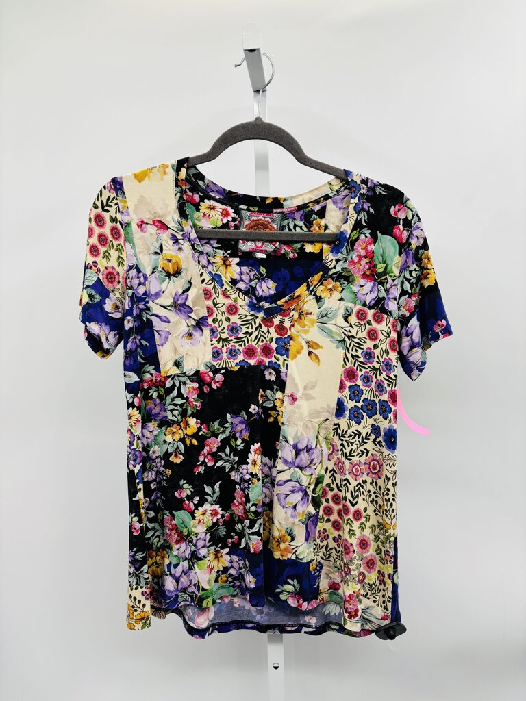 Johnny Was T-Shirt Tan Multi S