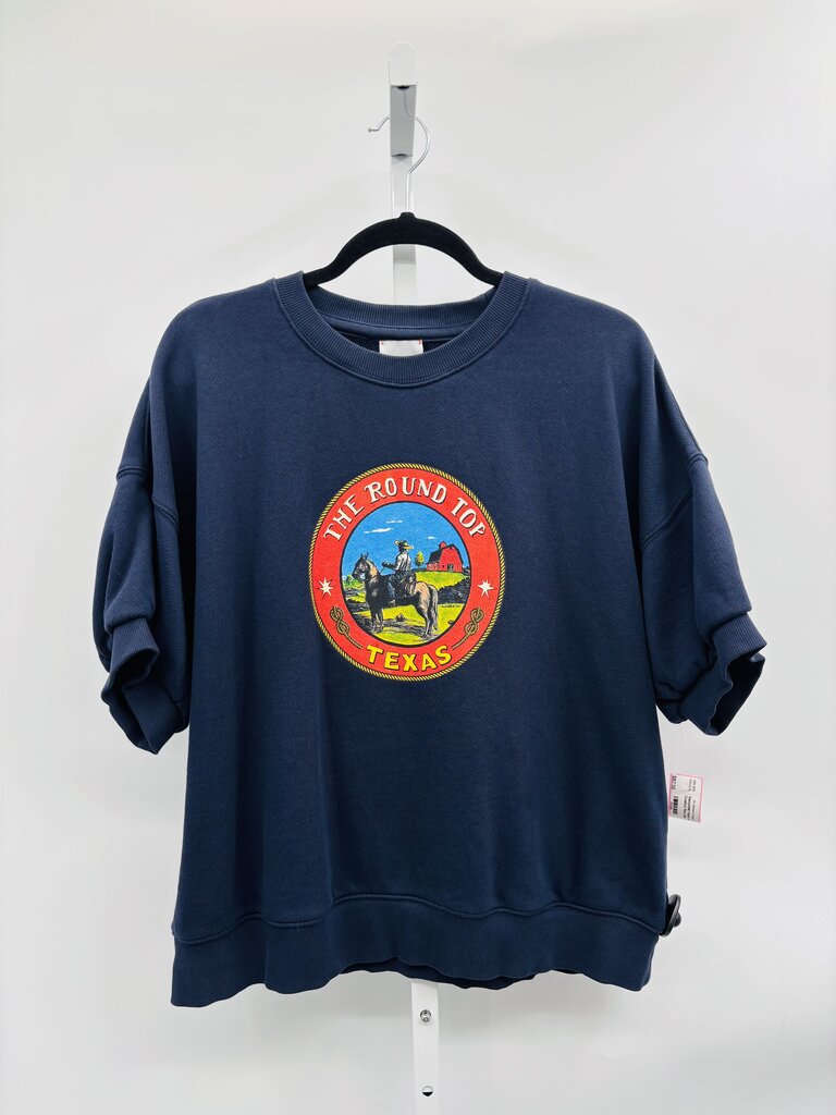 Hunter Bell Sweatshirt Navy Blue L