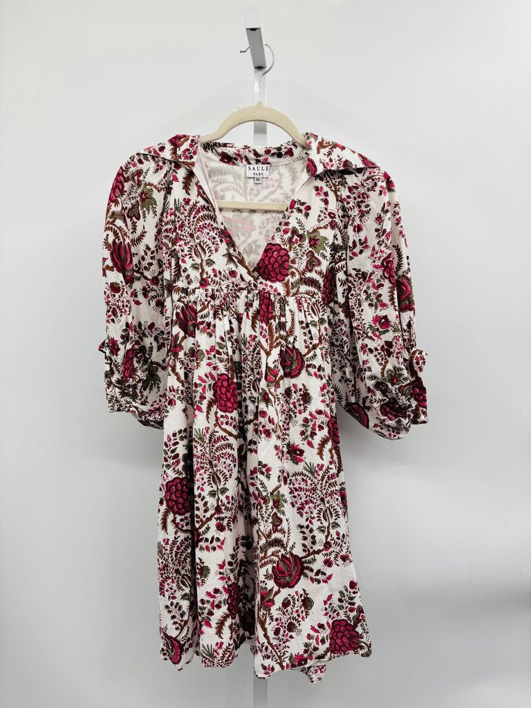 Saule Parc Dress White/Purple XS
