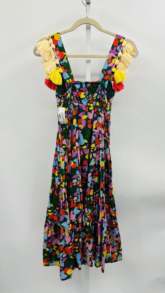 J. Crew Dress Green Multi XXS