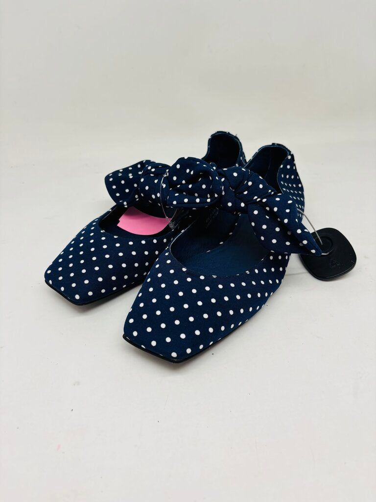 Jeffrey Campbell Flats Navy Blue 8