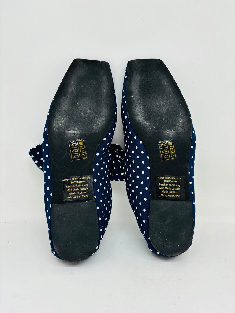 Jeffrey Campbell Flats Navy Blue 8