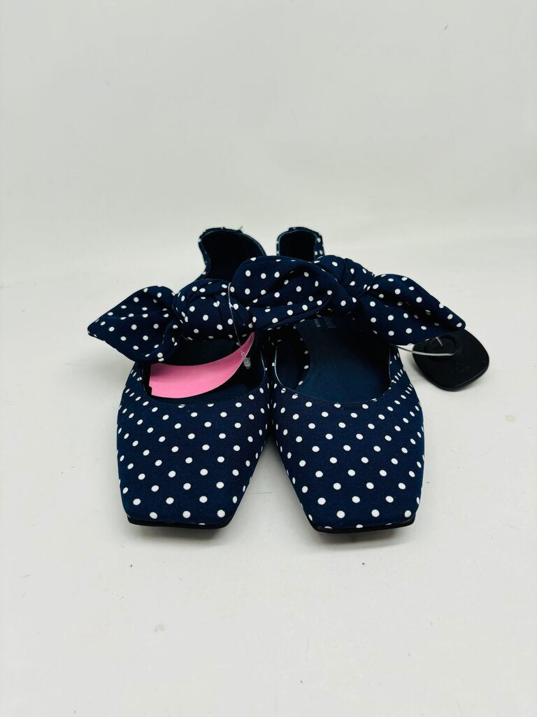 Jeffrey Campbell Flats Navy Blue 8