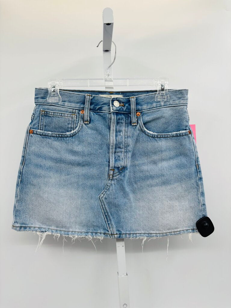 Madewell Skirt Mini Blue 25