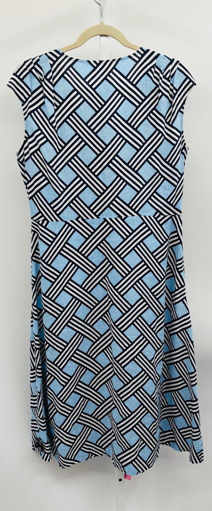 Draper James Dress Blue/White M