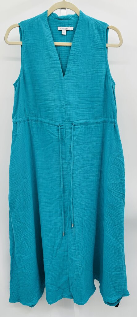 Chico's Maxi Dress Teal Blue 0/S
