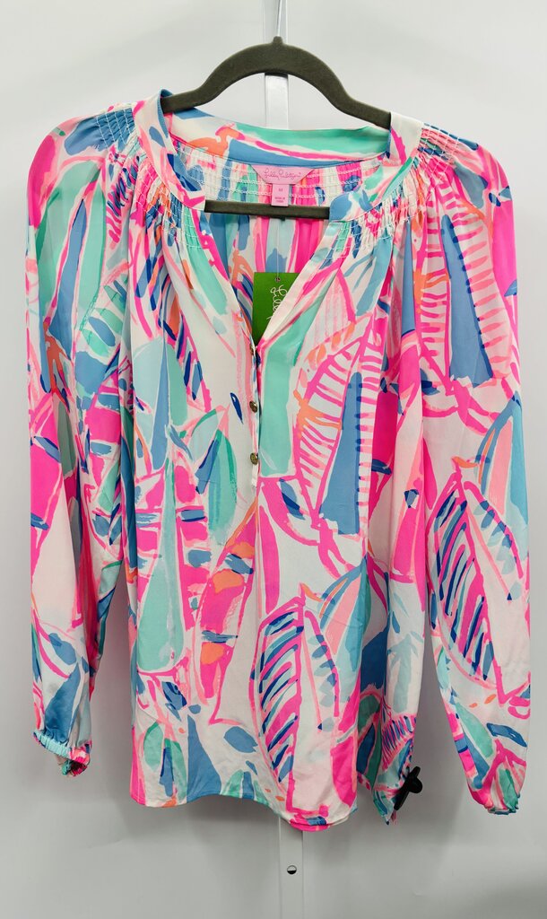 Lilly Pulitzer Blouse Pink/Green M